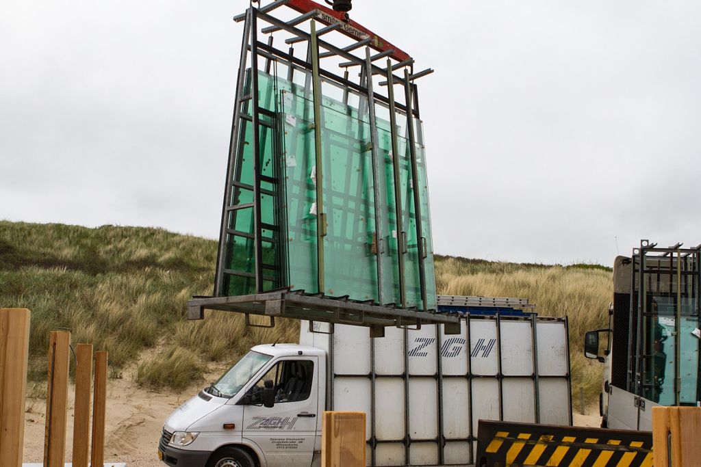 Transport van glasplaten